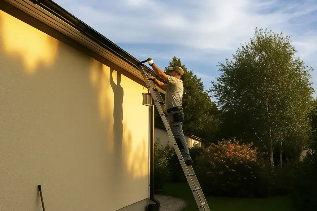 Roof Gutter Painting Services